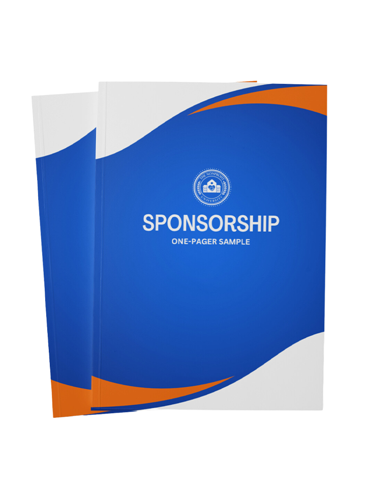 Sample Sponsorship One Pager – Nonprofit University